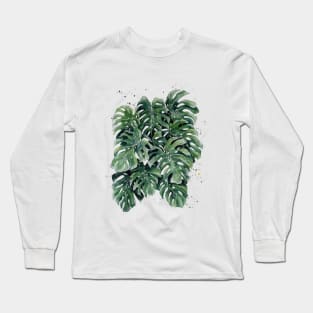 Monstera Leaves 9 Long Sleeve T-Shirt